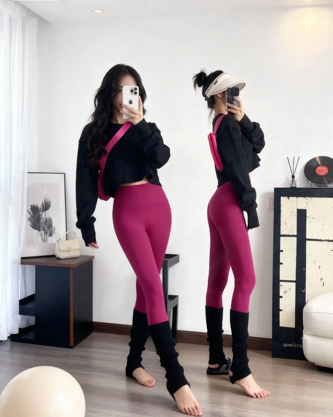 原以为显壮，结果穿上被追着要链接的健身服