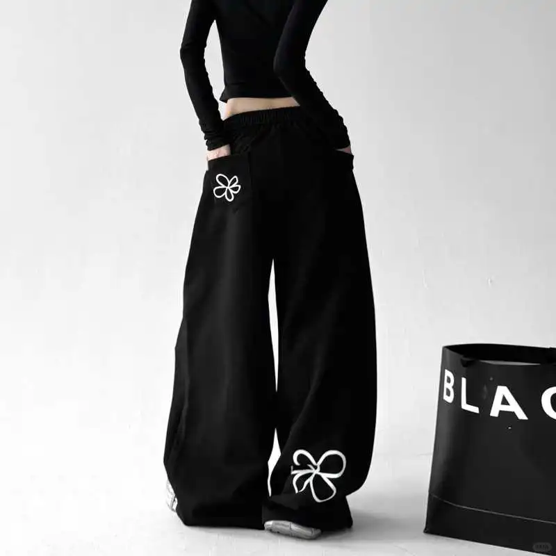 🌟2025秋季新款休闲裤女宽松显瘦直筒高