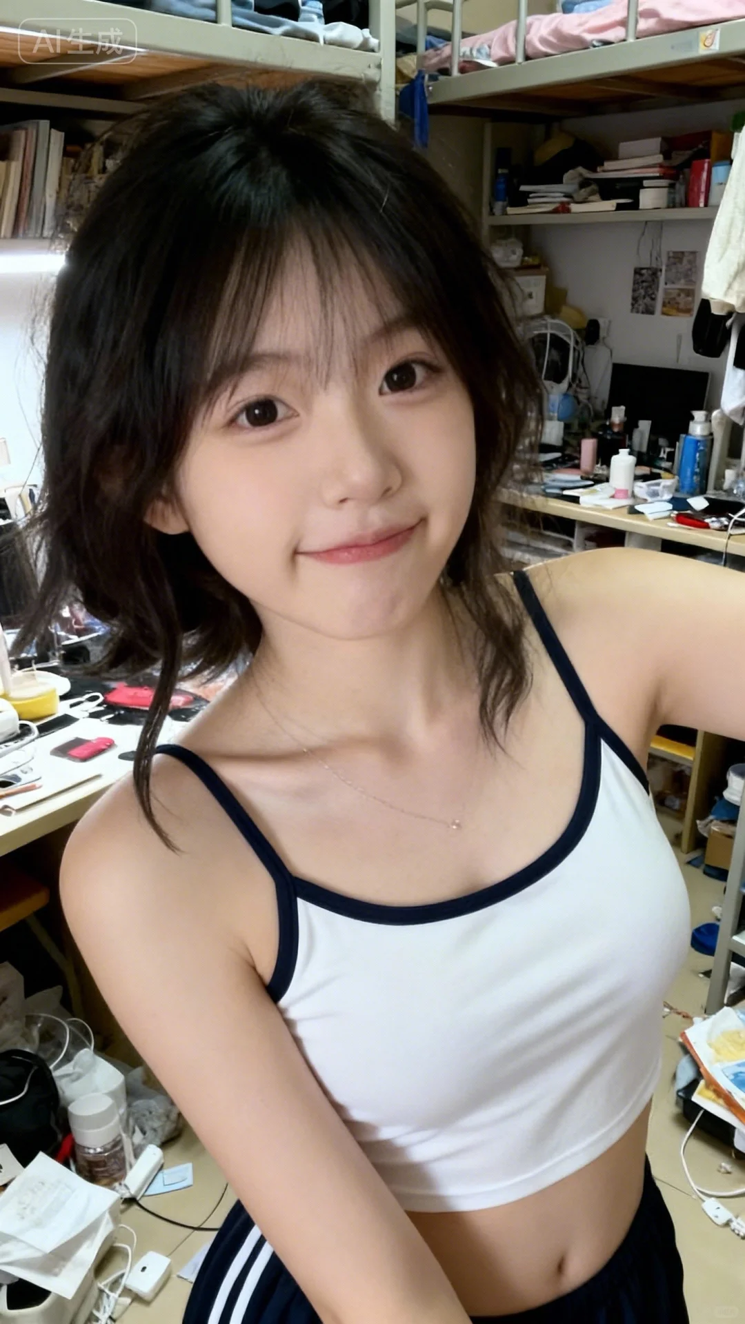 想剪发了，乱糟糟的