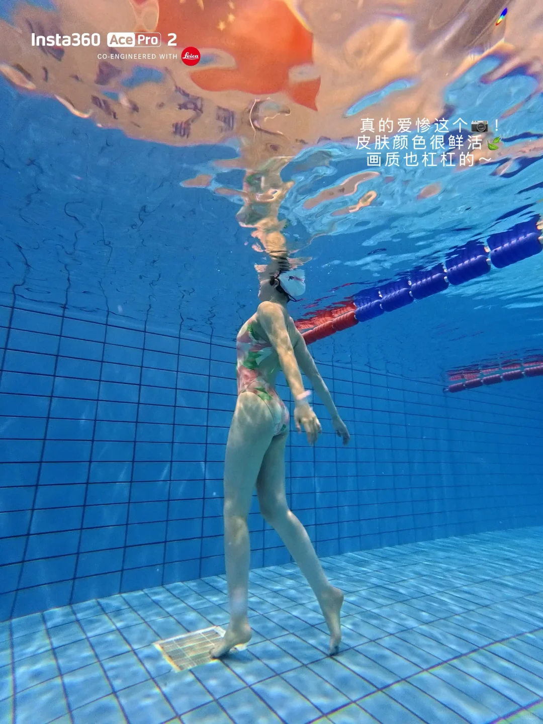 学游泳就是为了这张照片！