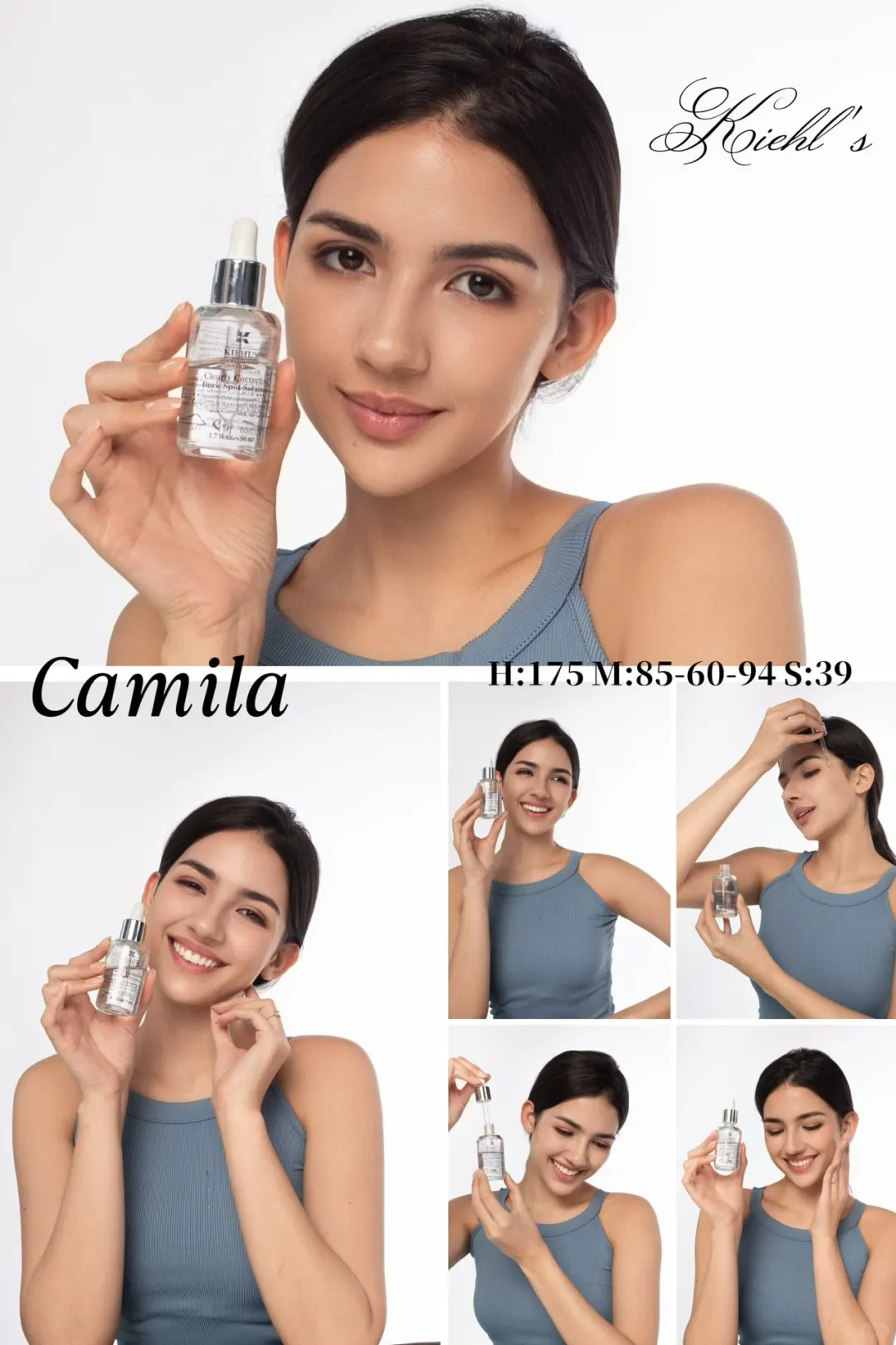 外模Camila、拍摄时尚大片的外模Camila