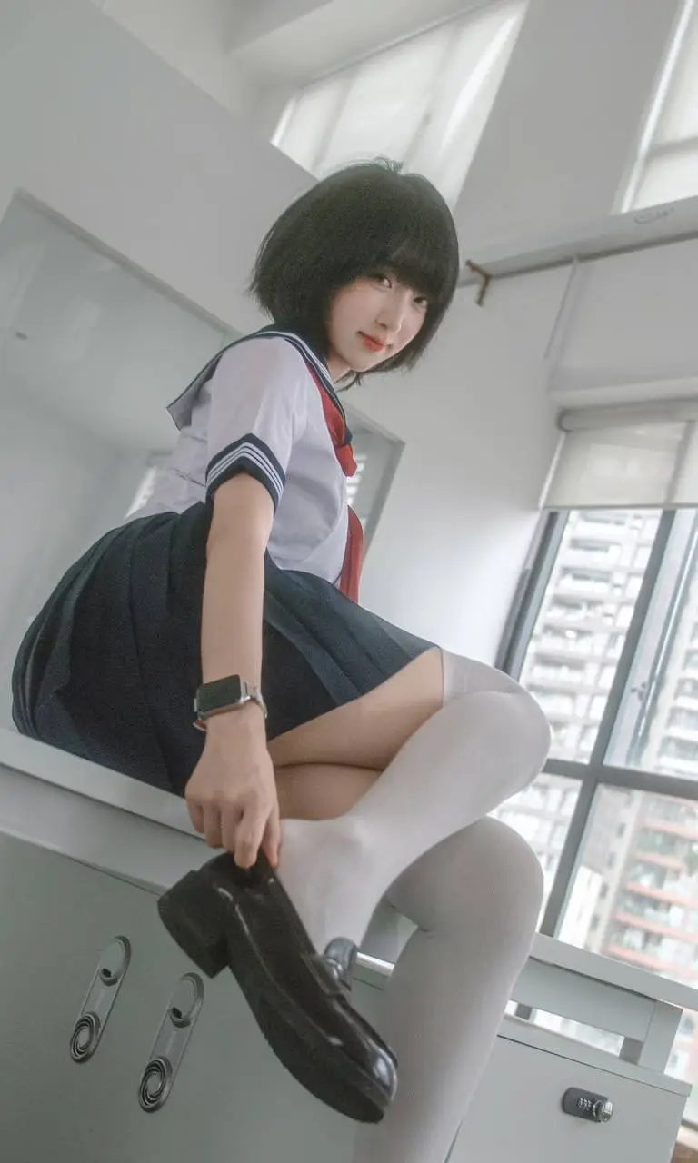 水手服拍照小心机