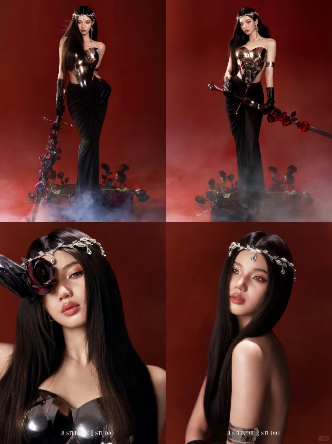 高阶御姐风📸自带锋芒的质感写真大片