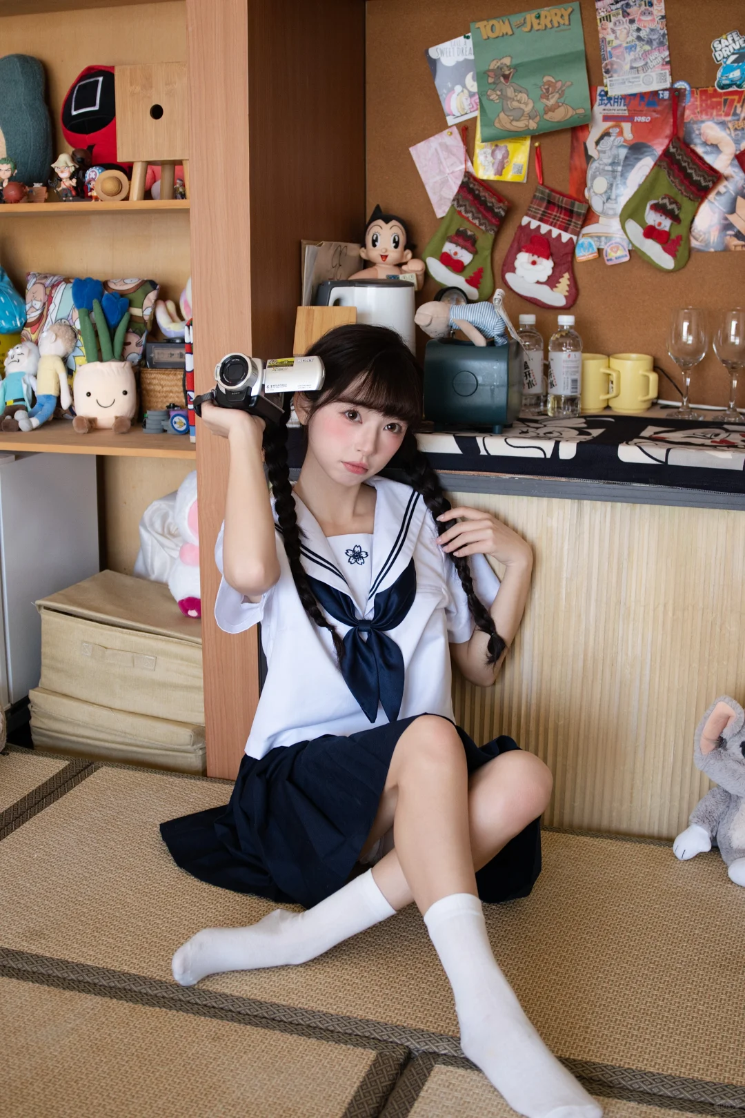 元气JK少女的民宿写真记录