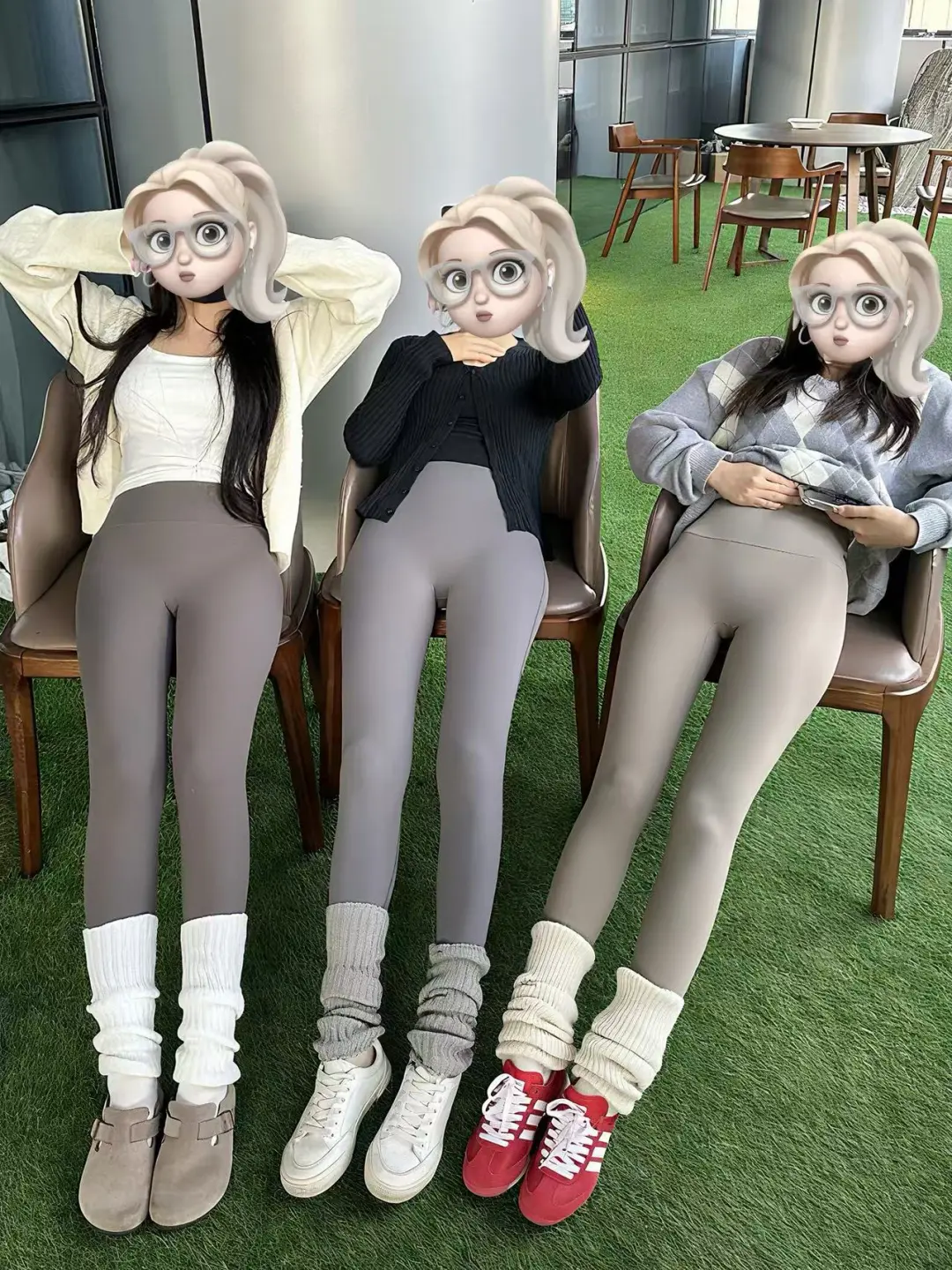 不懂外穿鲨鱼裤的女生。。。难道不尴尬吗