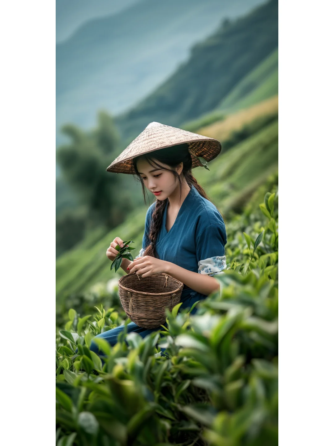 茶园悦色~采茶女的故事文案和图片分享