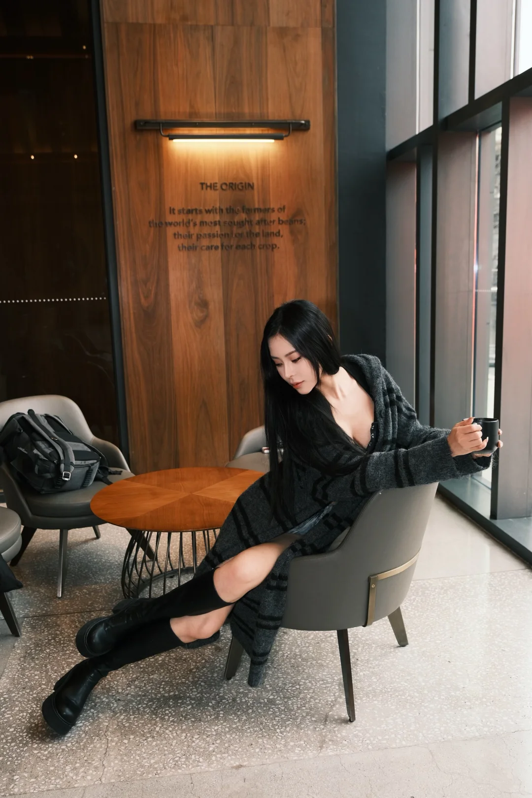 同一组照片拍出御姐风