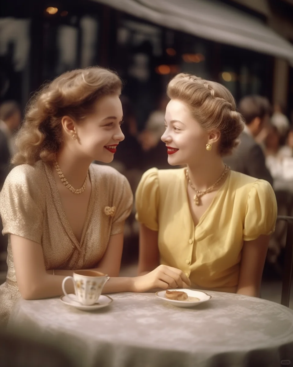 复古时尚，午后时光