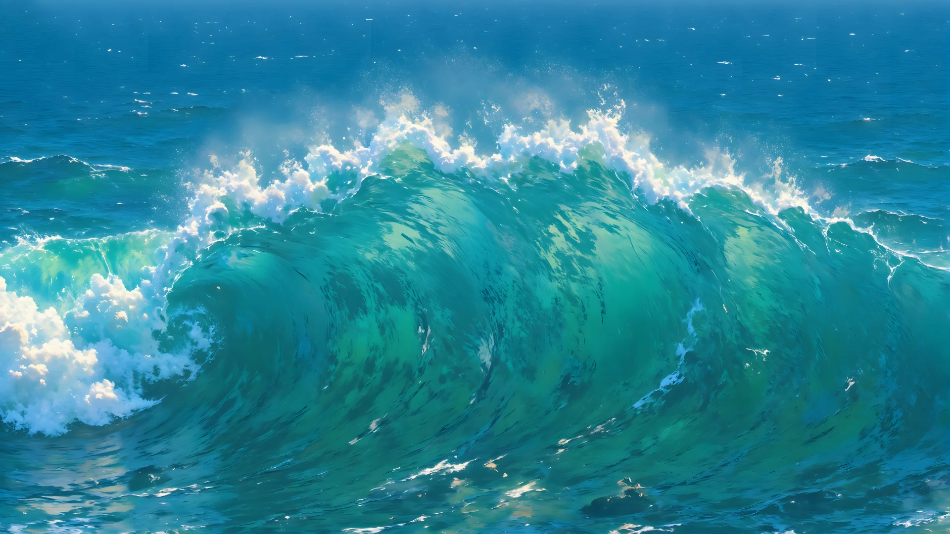 电脑壁纸 017-森林小屋