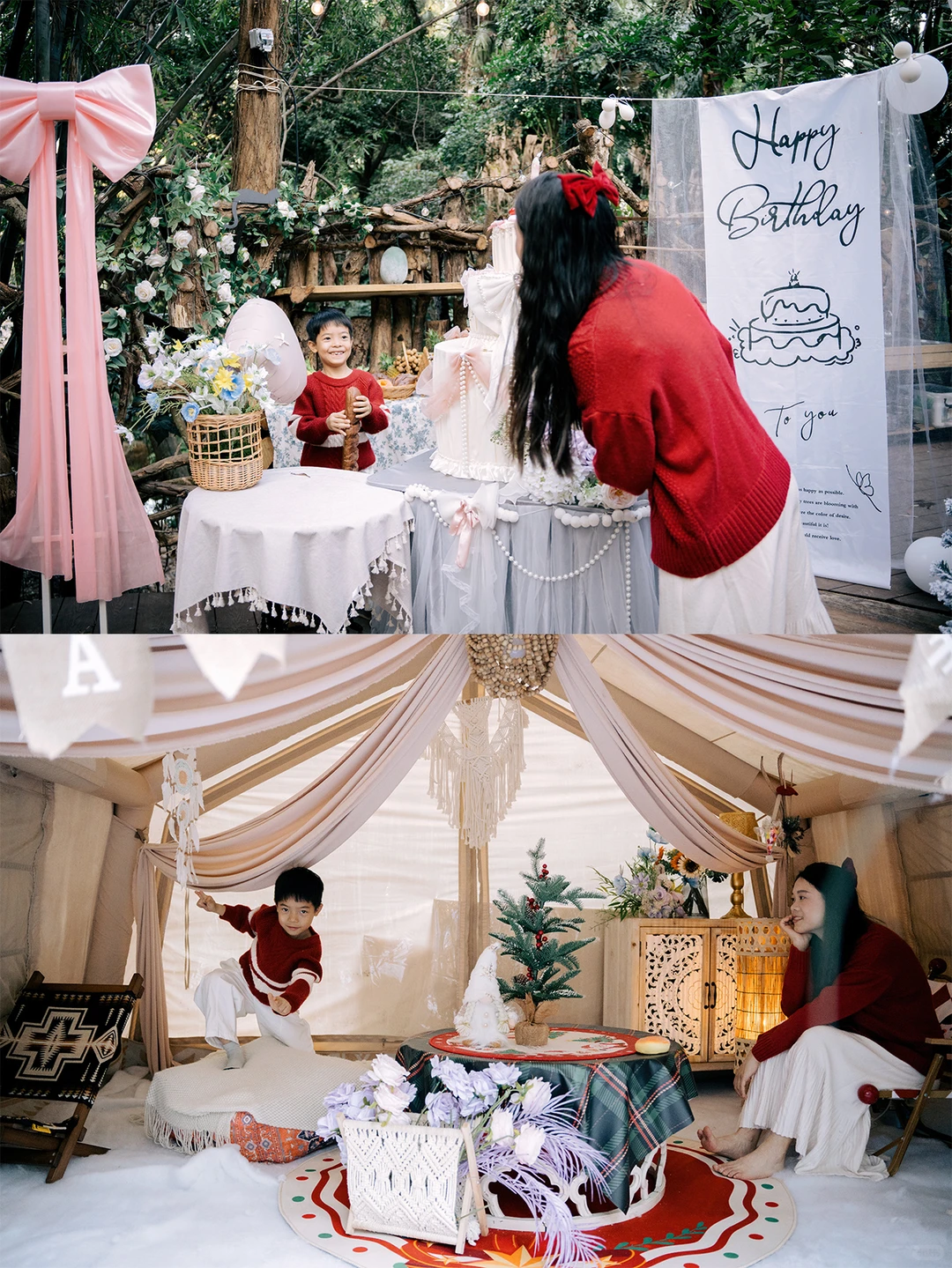 在东莞！这个森林营地氛围感拉满🎄