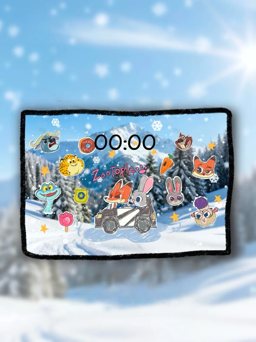 疯狂动物城 ❄️冬日治愈 平板壁纸