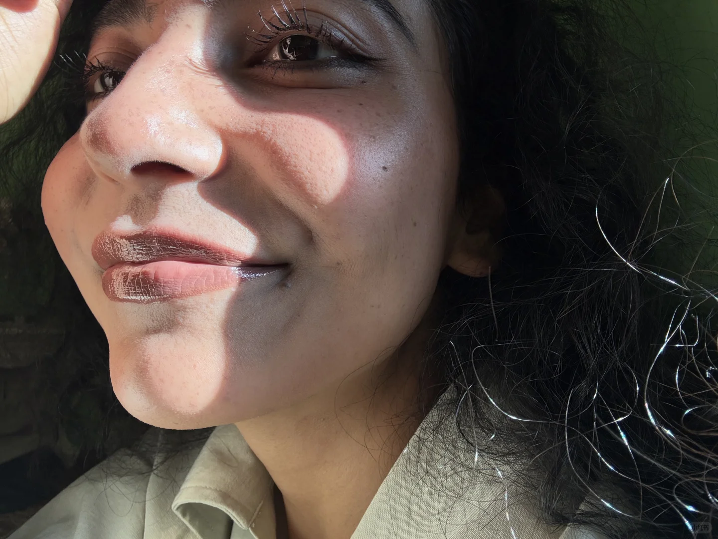 这束光也打在了我的脸上🌅