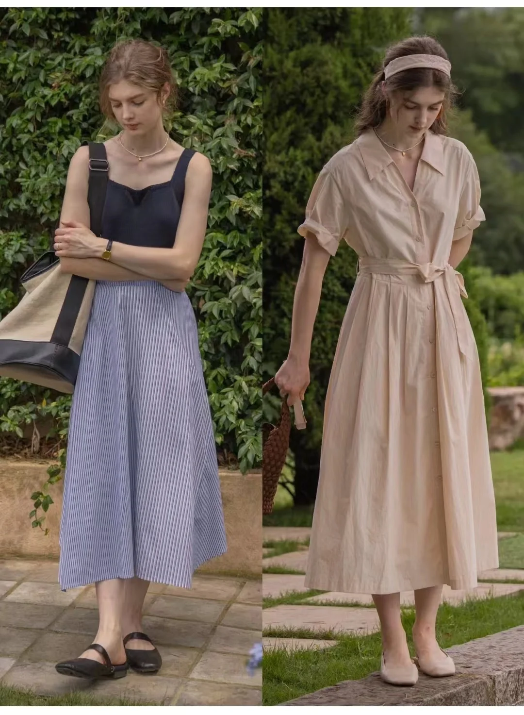 法式复古文艺系女生知识分子日常不费力穿搭