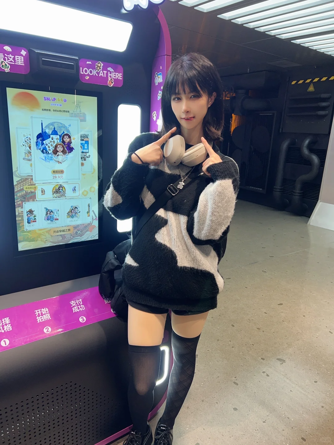 有人说长筒袜和我很配，本少女采纳啦