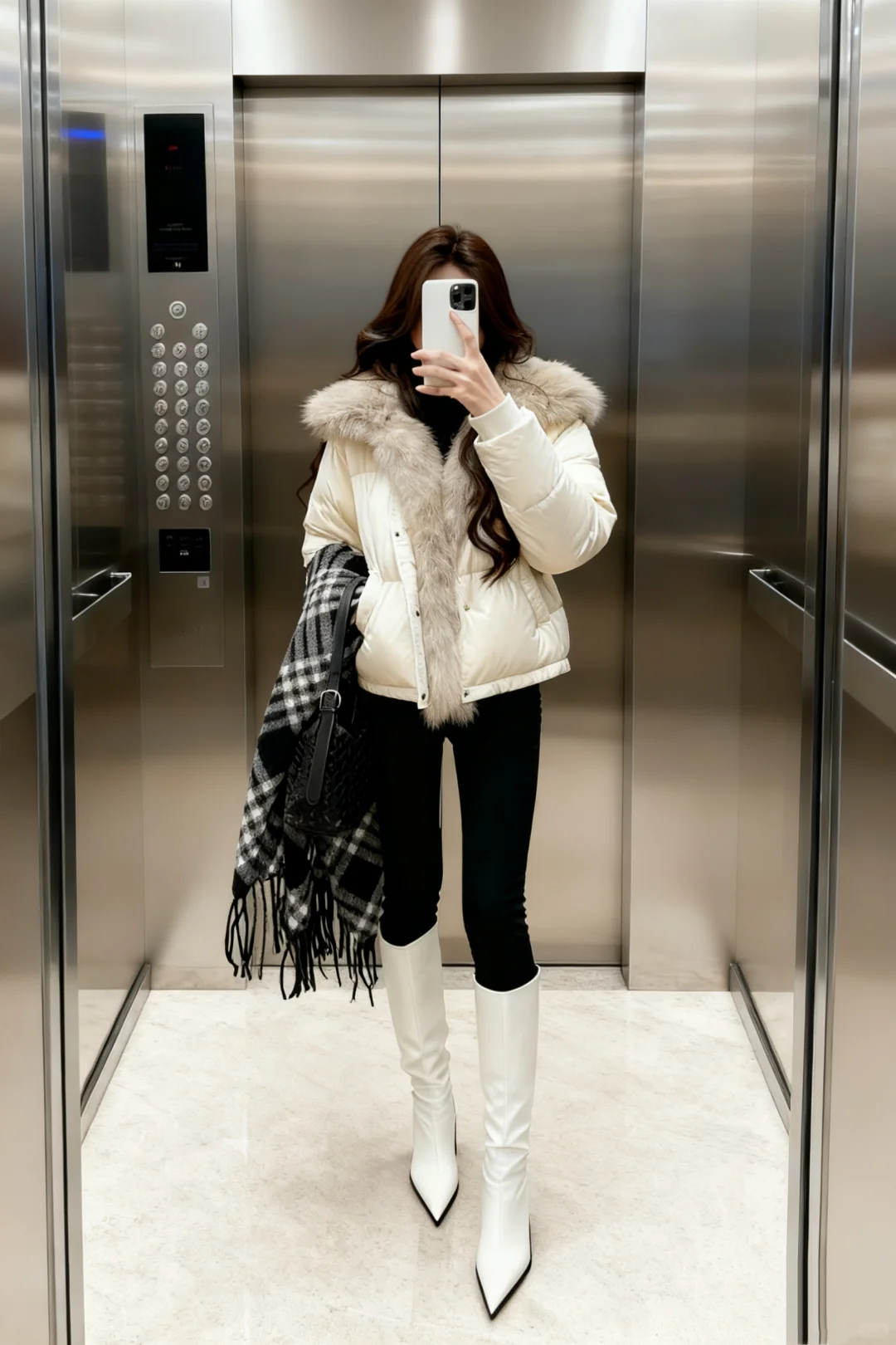 御姐感拉满的冬装look！