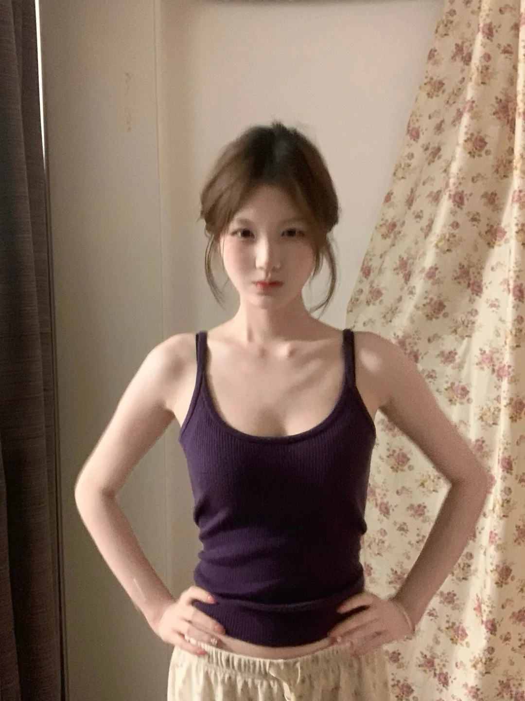 最最最喜欢的紫色吊带！！！！