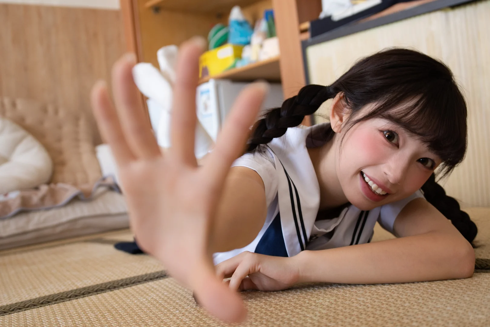 元气JK少女的民宿写真记录