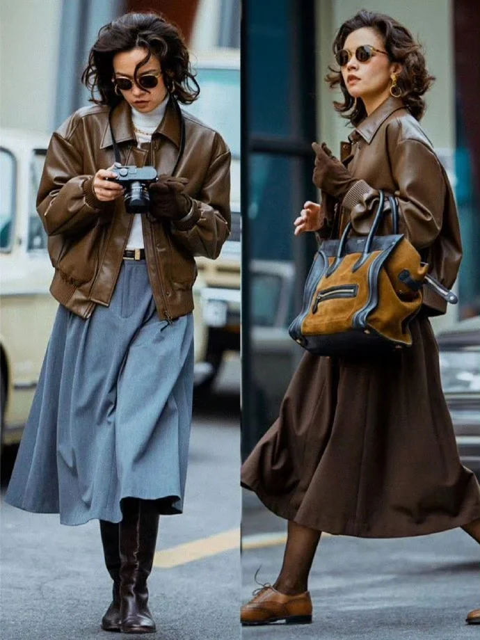 法式港风复古穿搭分享|审美积累