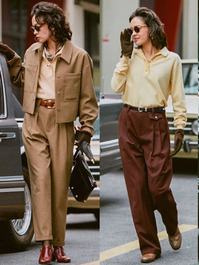 港式复古穿搭，一键穿越90年代复古港风女郎