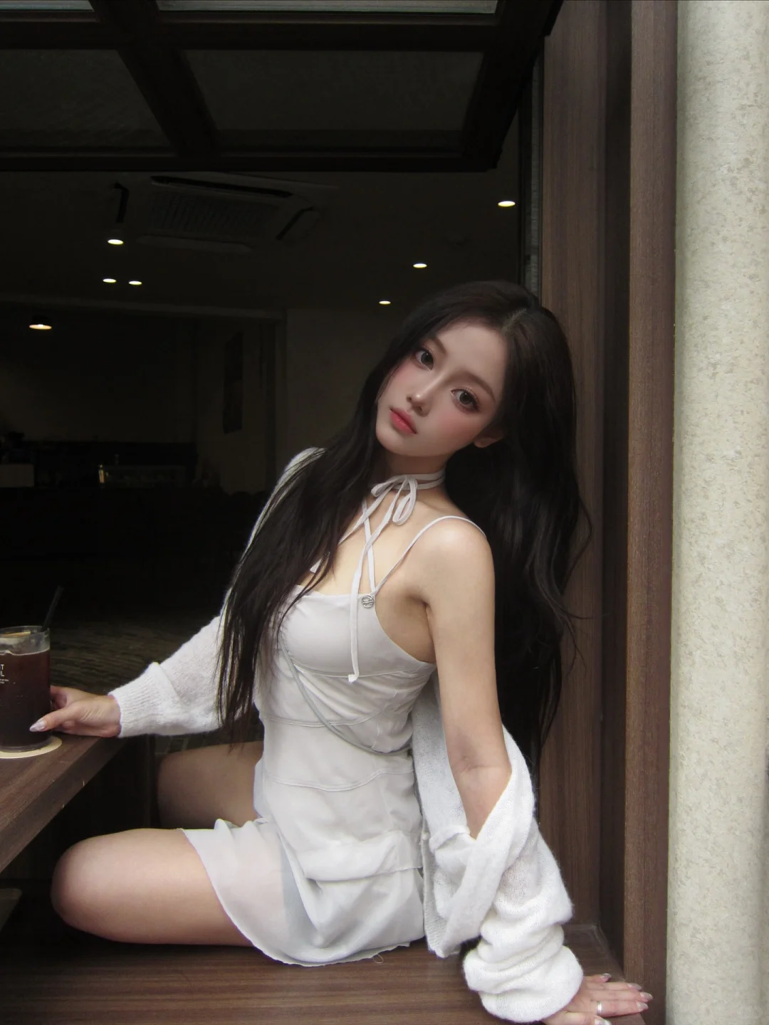 纯欲小吊带，不斩男但斩女~