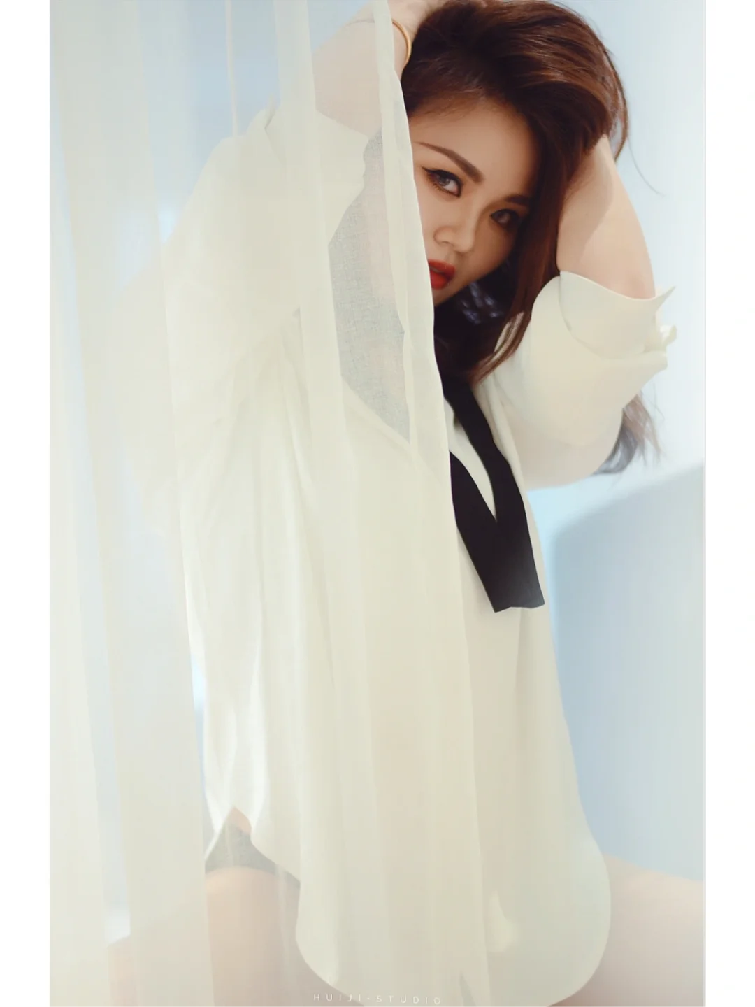 白色衬衫私房照