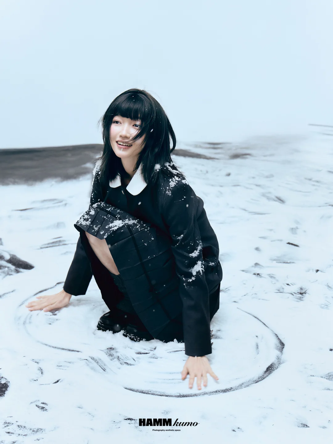 “雪地里的黑猫❄️🐈‍⬛”｜冬日写真