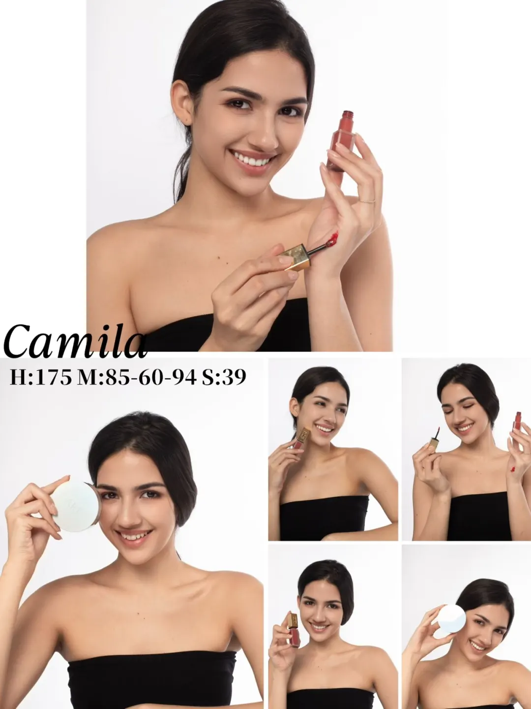 外模Camila、拍摄时尚大片的外模Camila