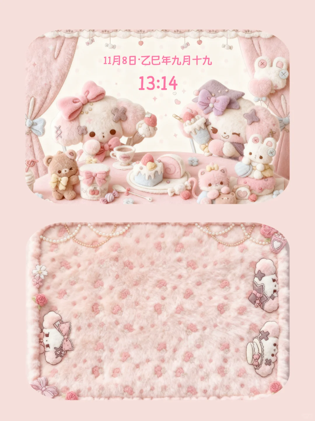 𝙨𝙝𝙖𝙧𝙚｜ipad平板毛绒壁纸¹³