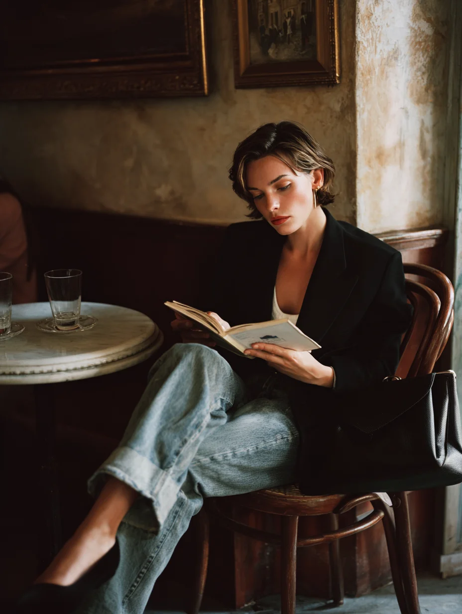 复古风穿搭，法式氛围感拿捏，秋天的松弛感