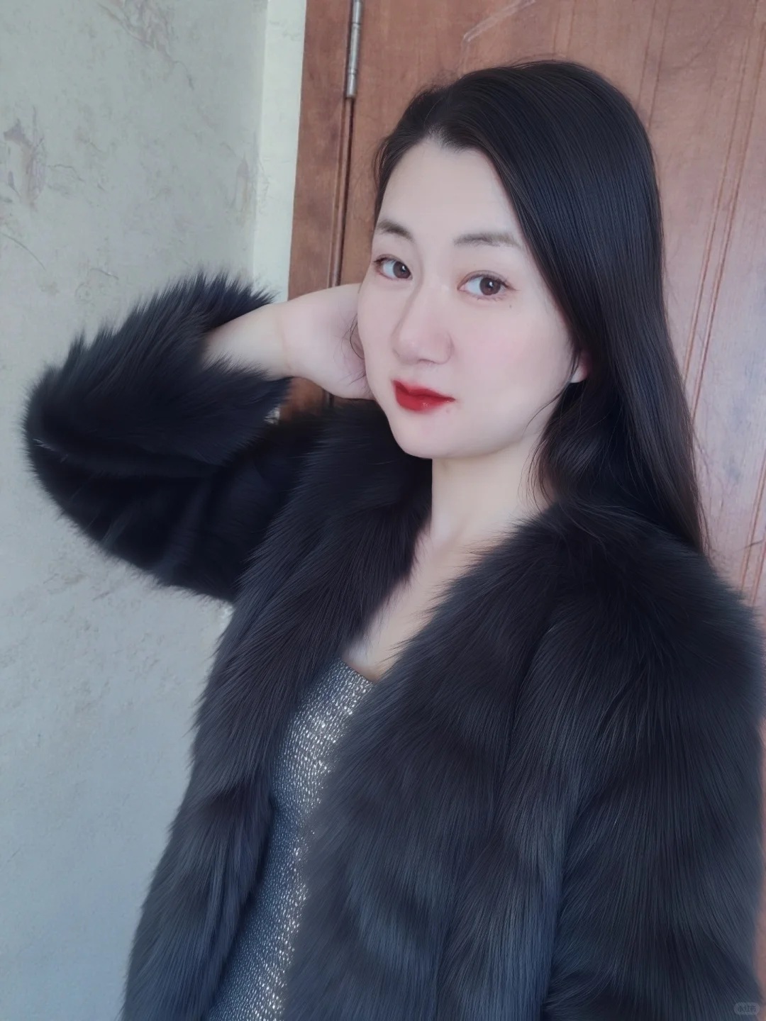 气质黑色系御姐穿搭