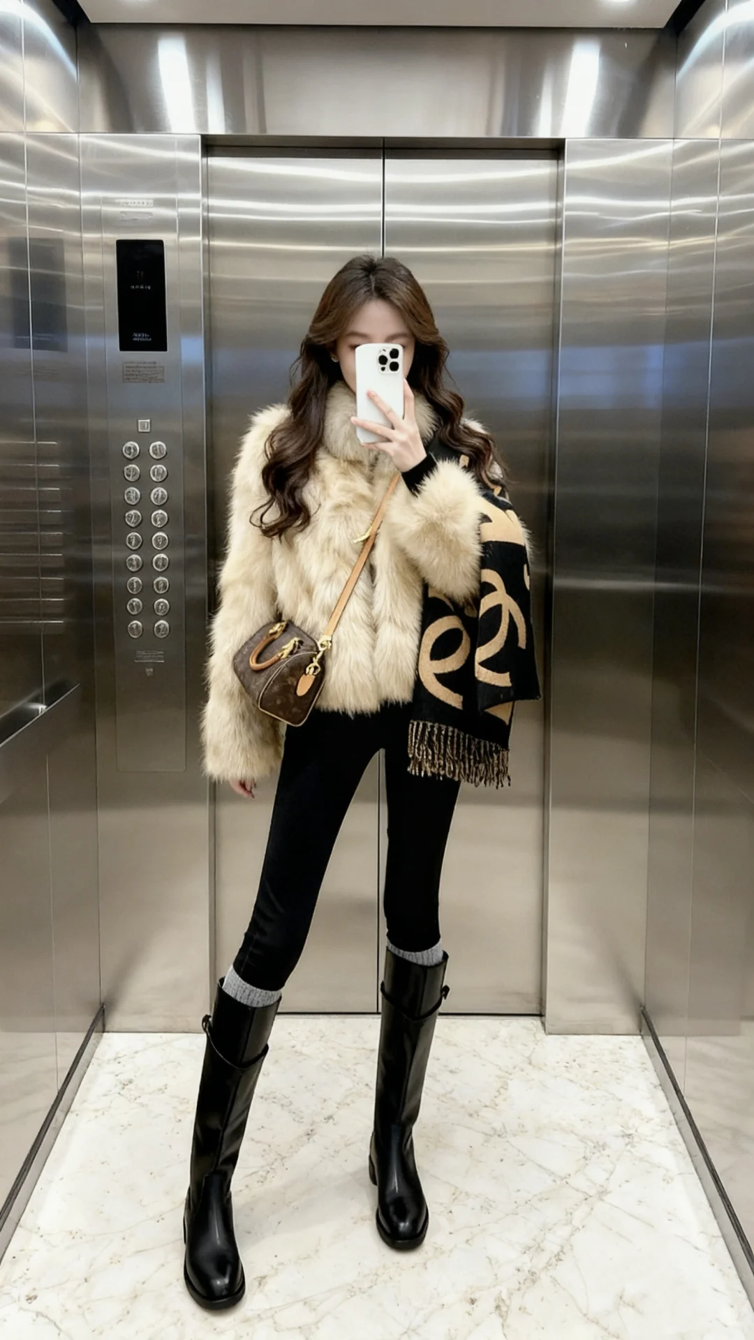 御姐感拉满的冬装look！