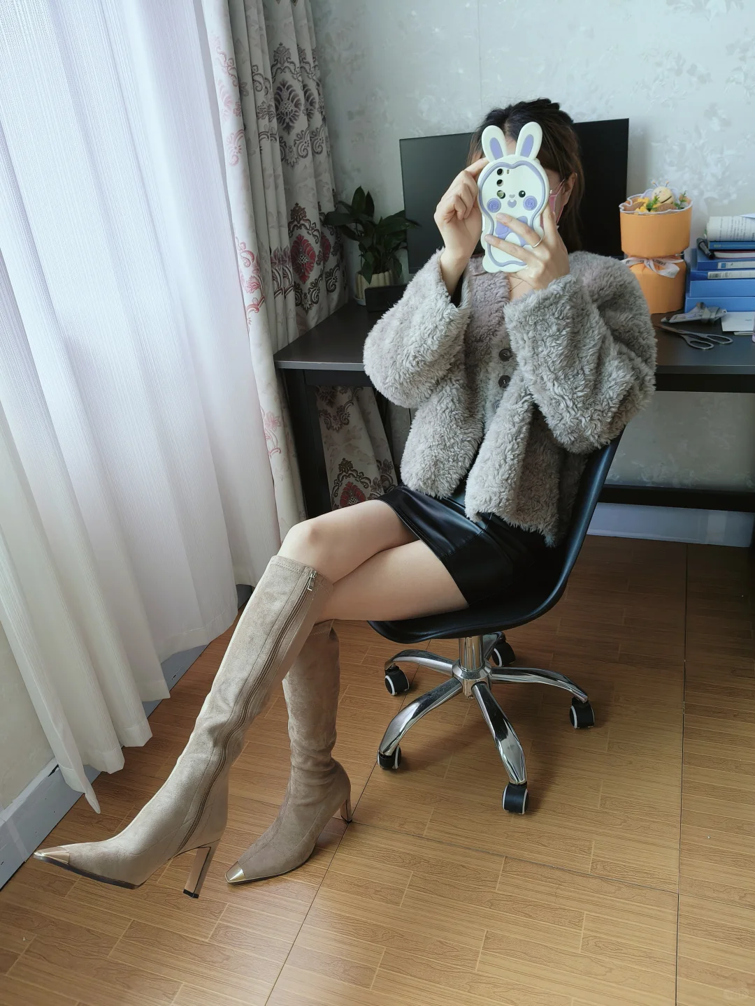 左滑→看办公室通勤穿搭