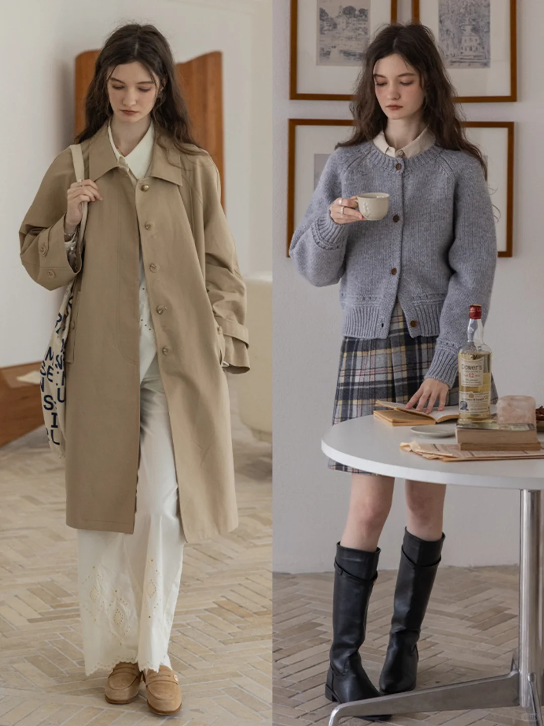 “法式复古”艺术系女生穿搭：Dailyart