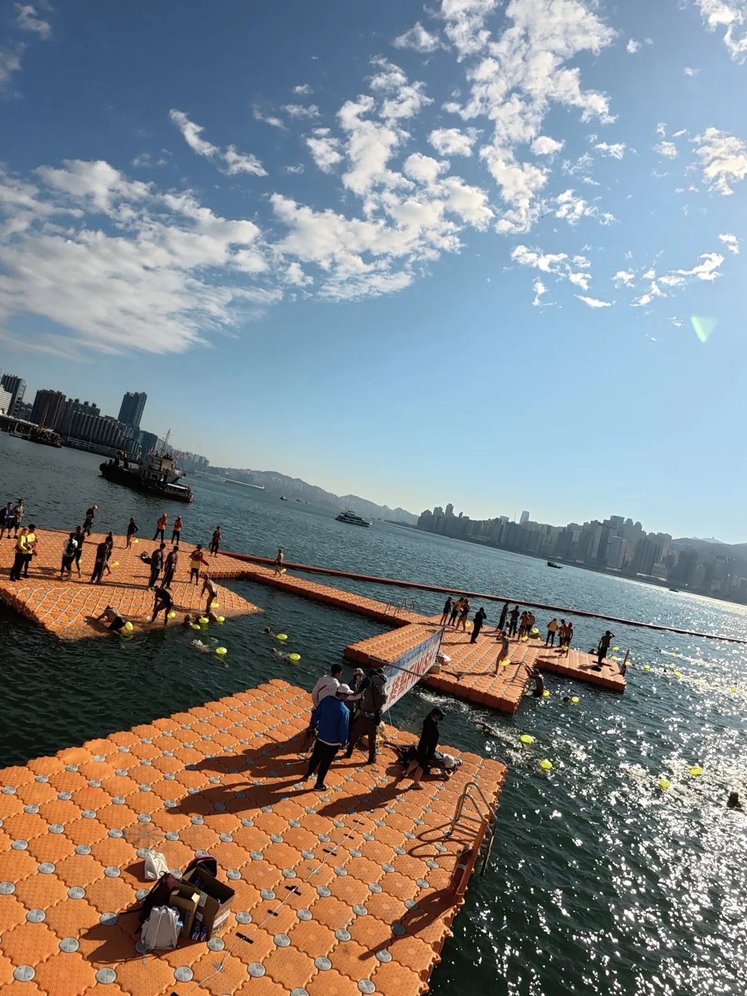 2025 维港泳 游了1700米……