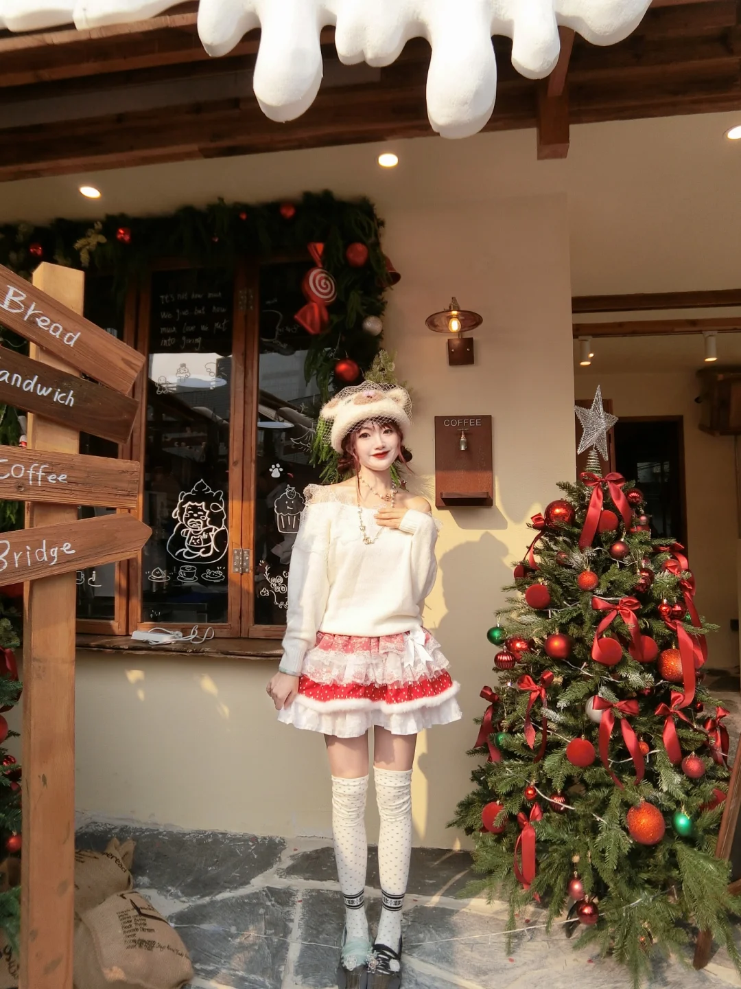 Snidel 秋冬精致蕾丝毛衣|Ootd