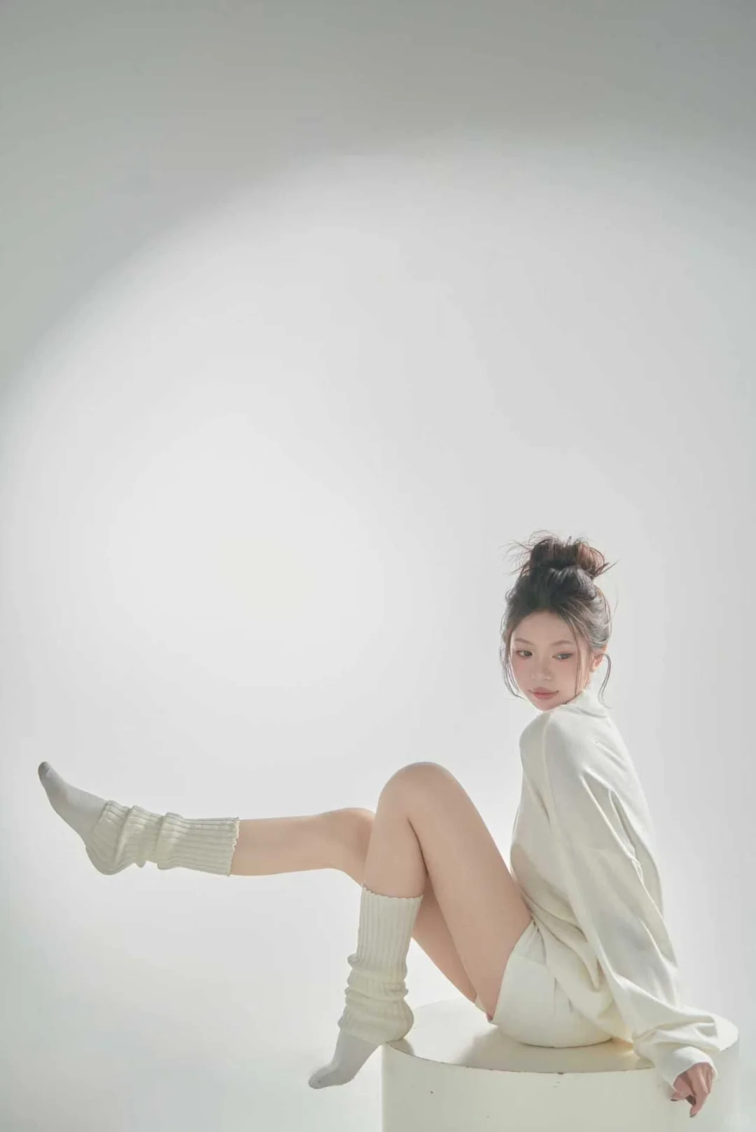 📸 模特写真日｜在纯白世界里做一天温柔本身