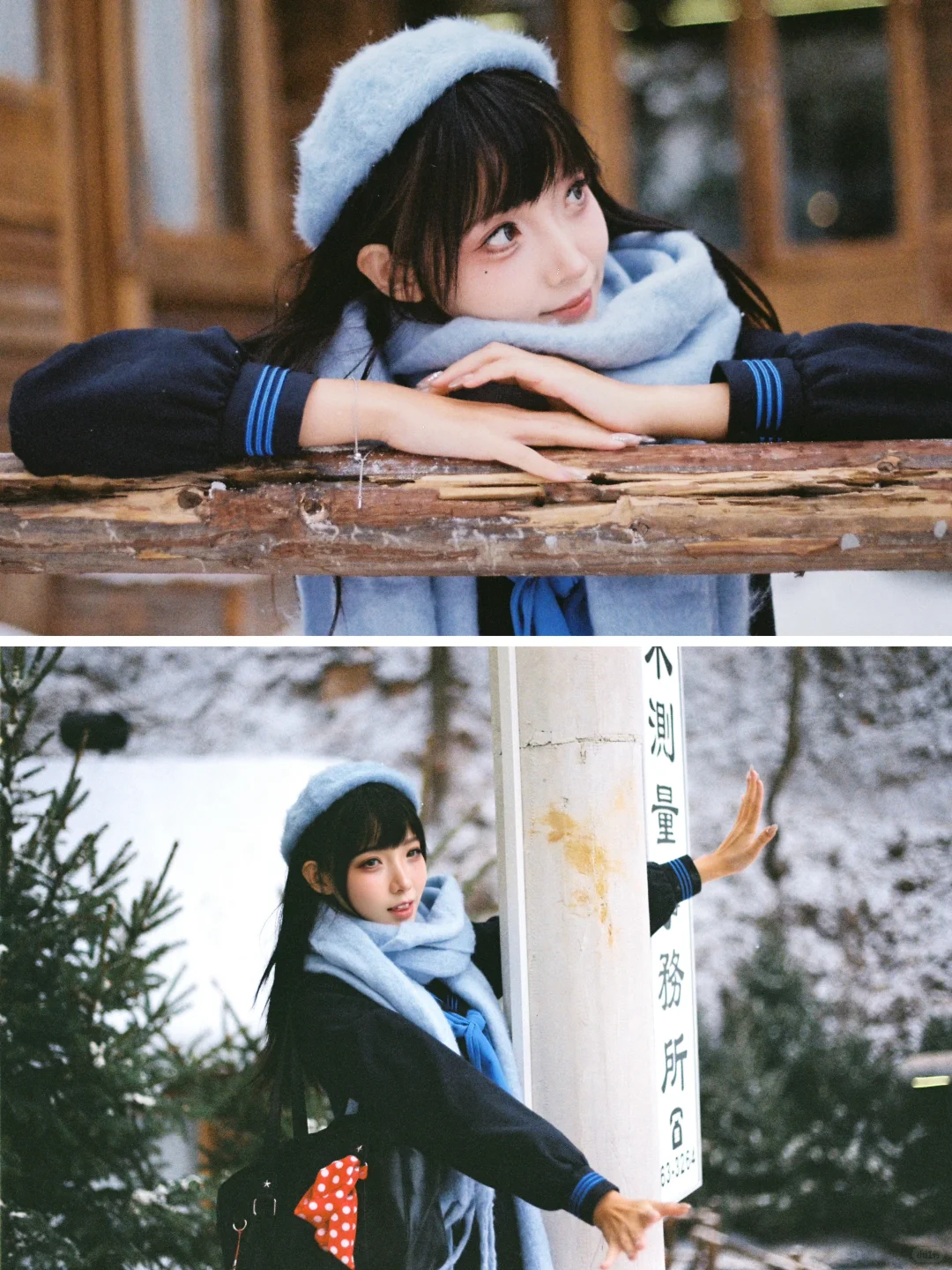 广州约拍｜胶片日系Jk雪景写真📷❄️