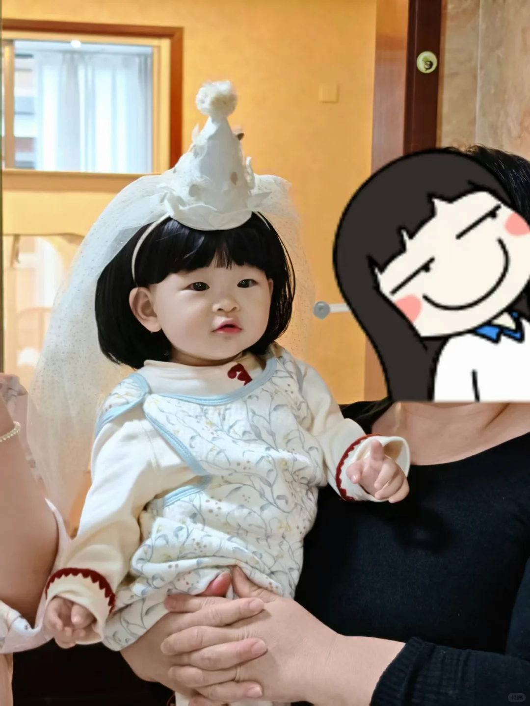 谁说头发少的女宝不适合穿裙子