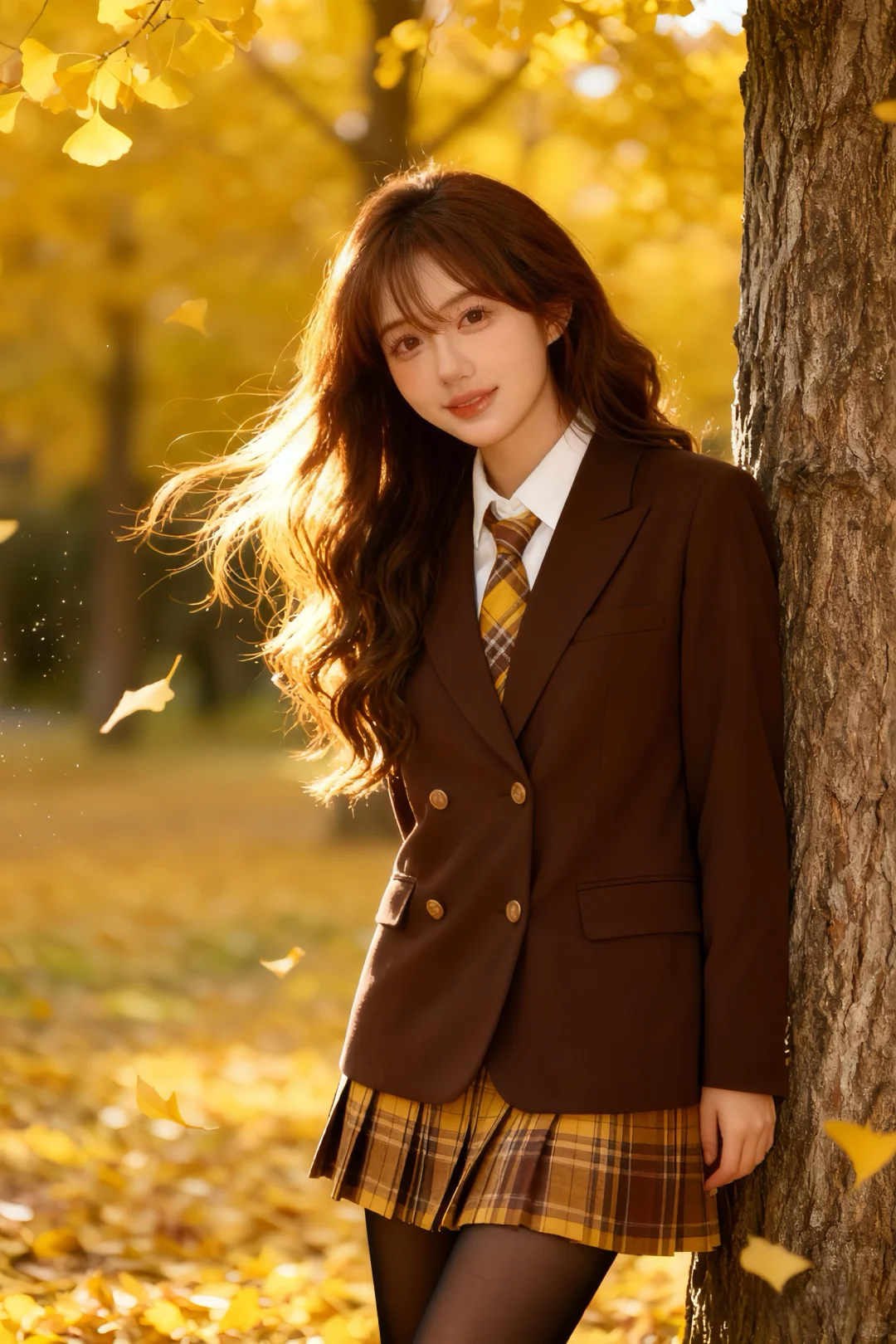 抓住秋天的尾巴🍂jk写真