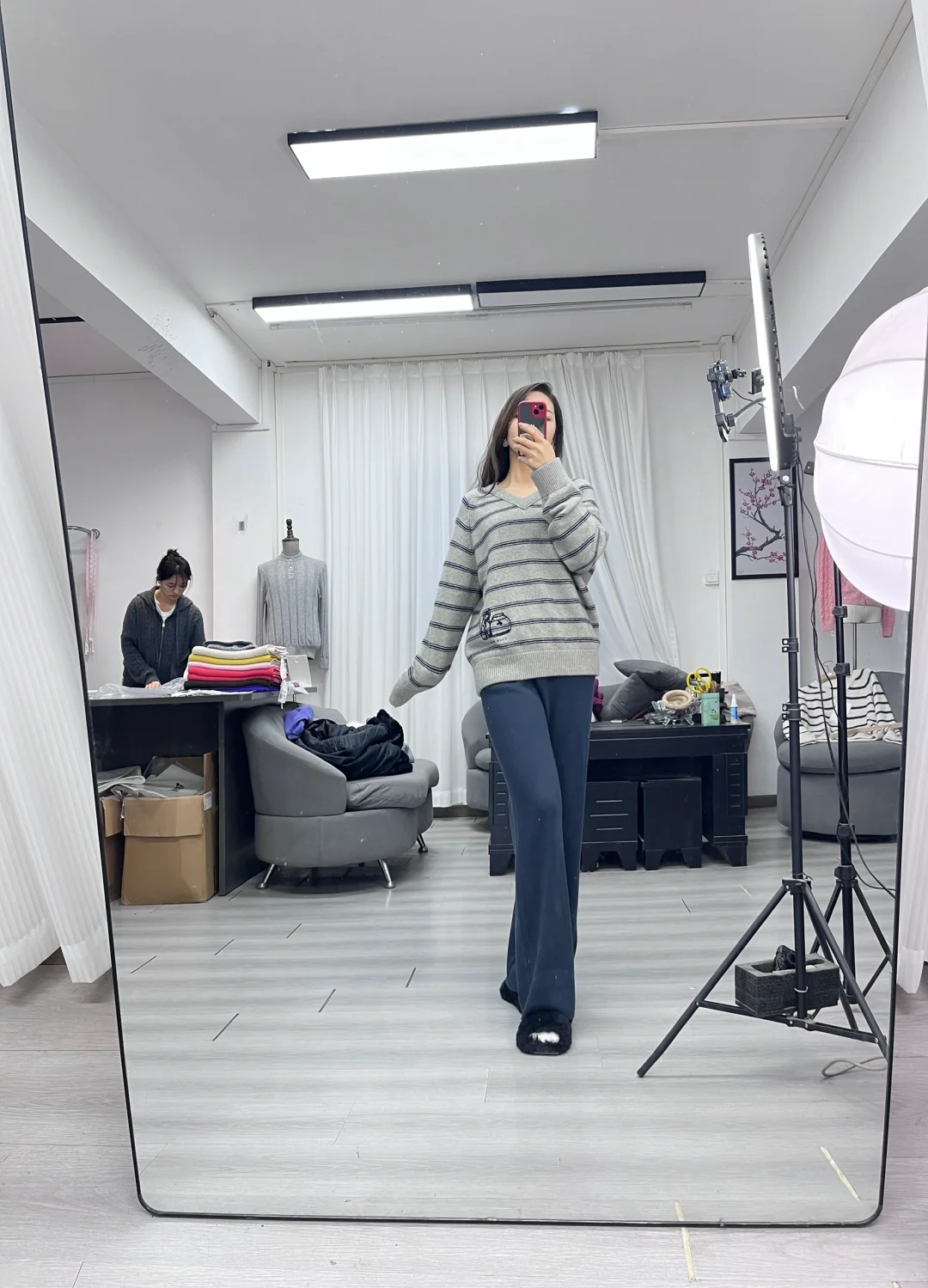 学当模特的第一天