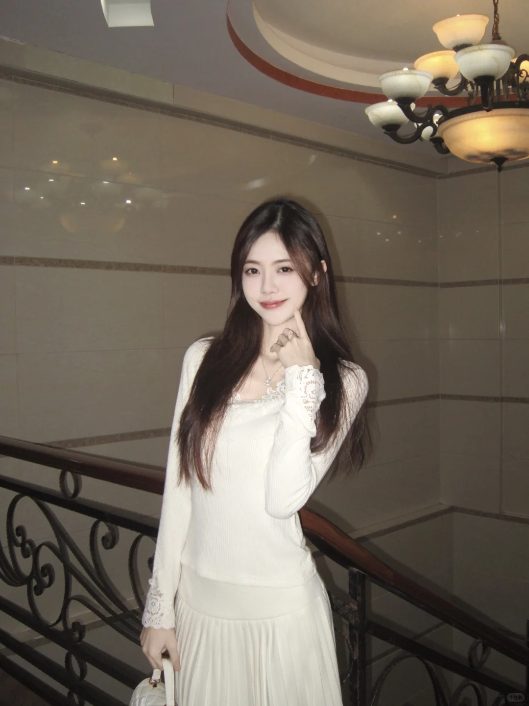 6w人看过的内搭蕾丝裙日常版！！好清冷