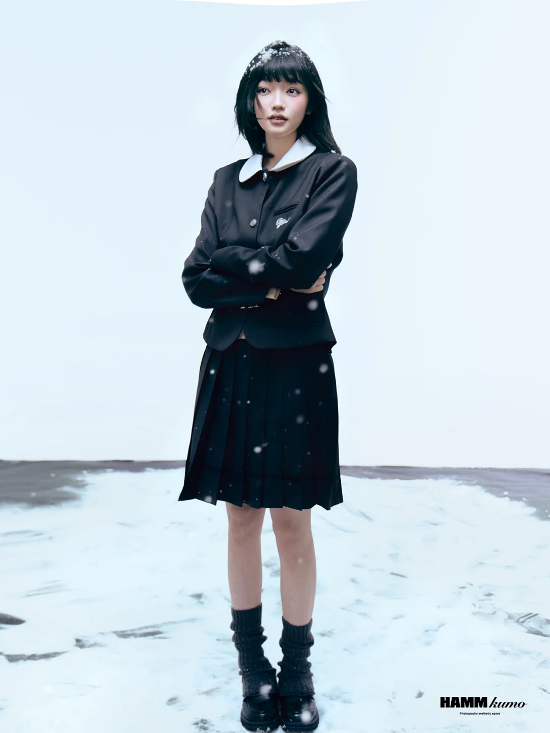 “雪地里的黑猫❄️🐈‍⬛”｜冬日写真