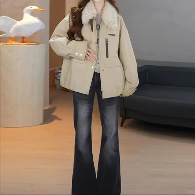 💧2025秋冬新款女士美式时尚短款夹克外