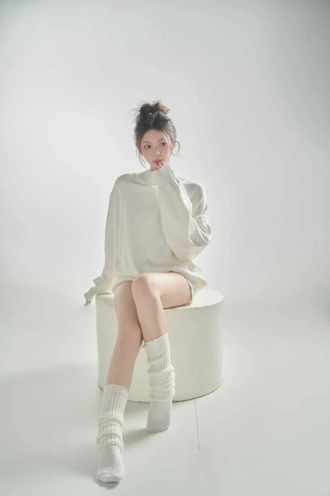 📸 模特写真日｜在纯白世界里做一天温柔本身