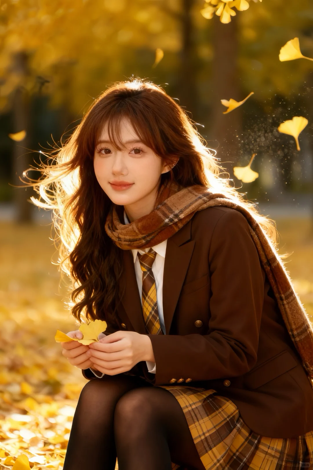 抓住秋天的尾巴🍂jk写真