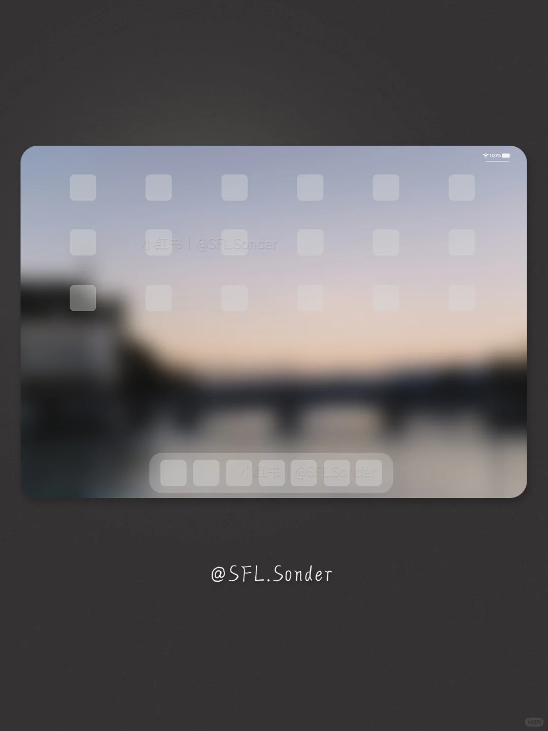 “清晨的桥，像时间的缝隙。”平板壁纸