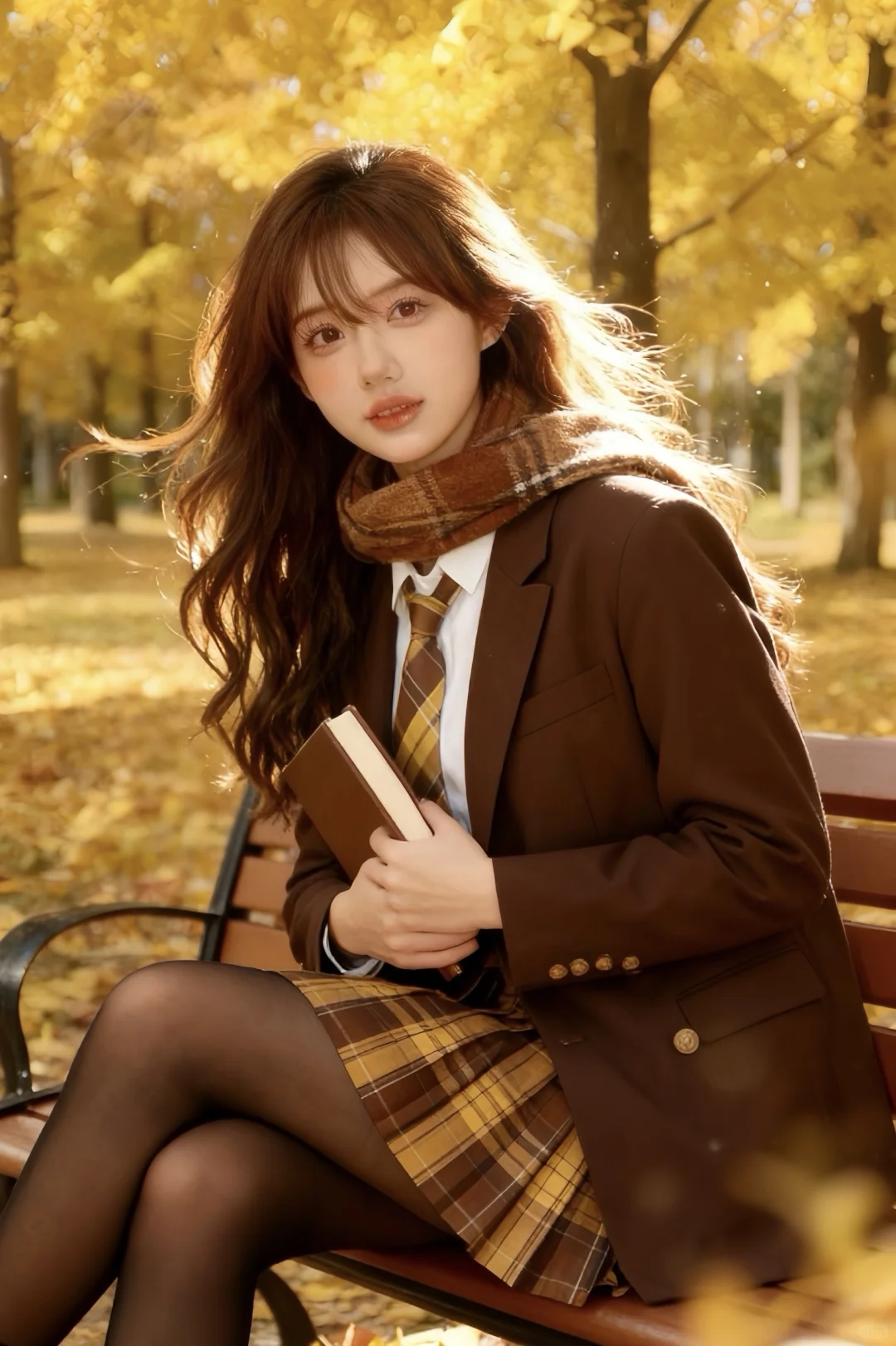 抓住秋天的尾巴🍂jk写真