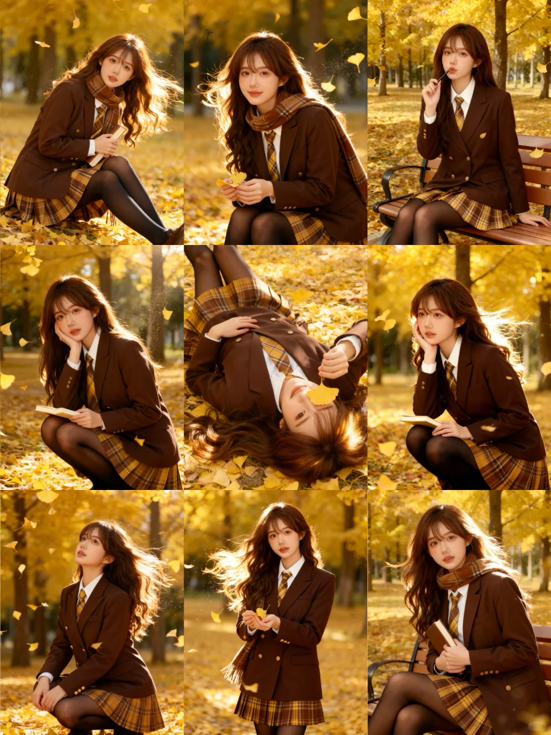 抓住秋天的尾巴🍂jk写真