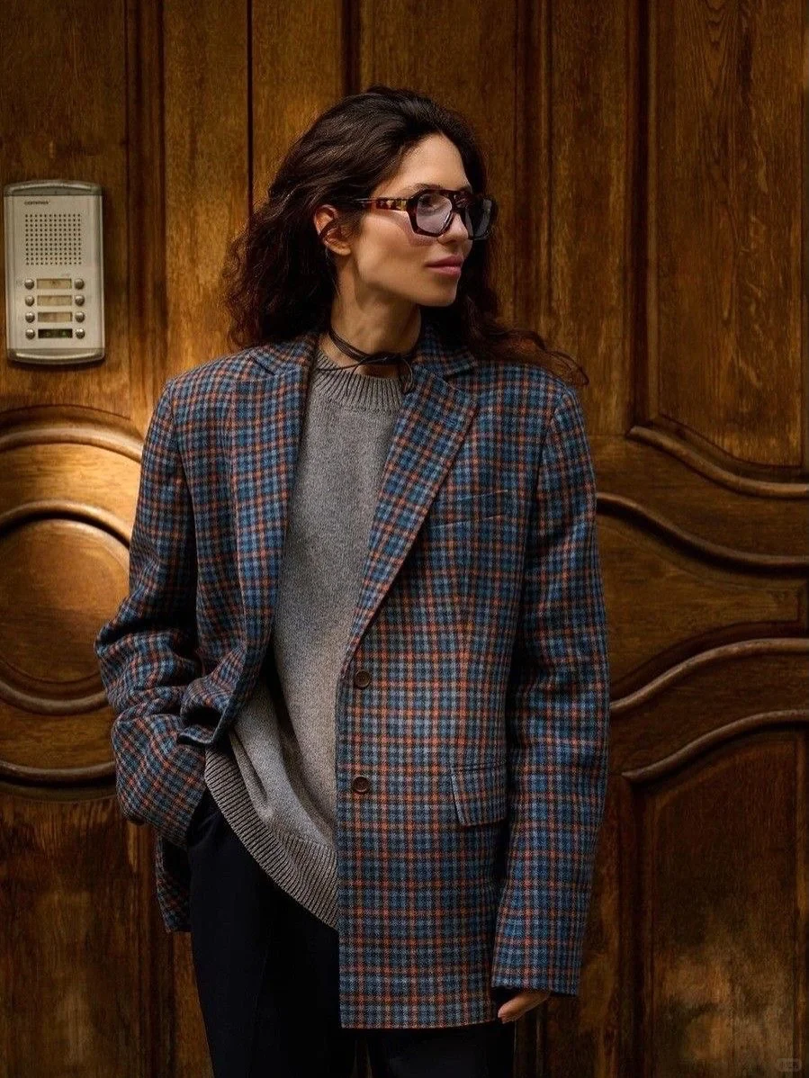 西装控必收藏-又飒又A又复古的时尚穿搭参考