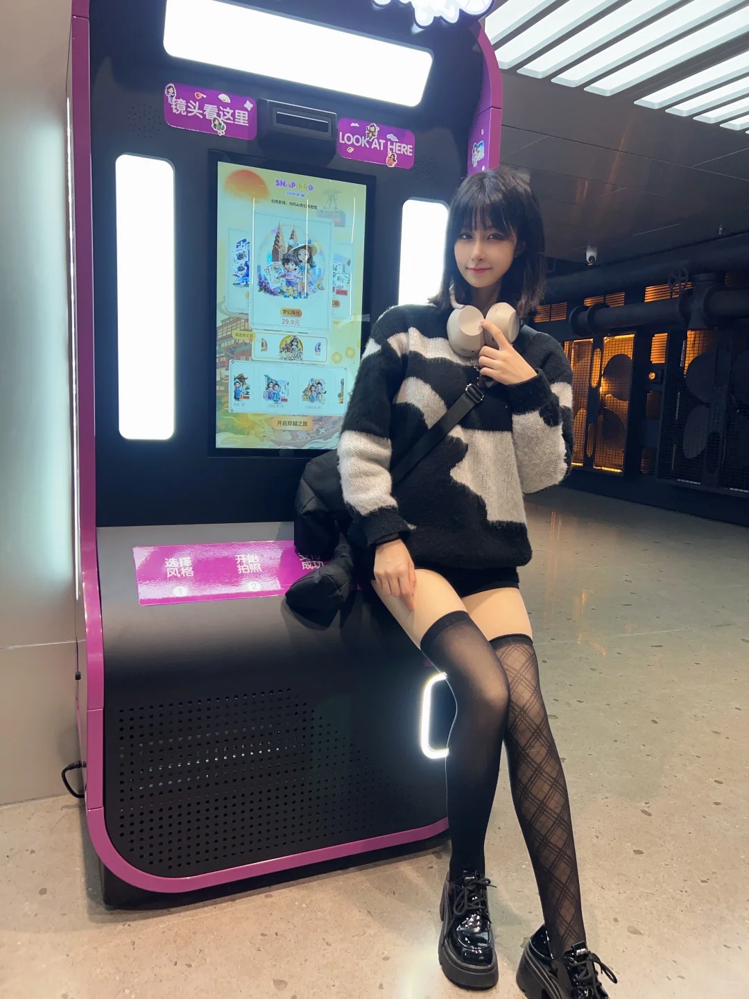 有人说长筒袜和我很配，本少女采纳啦